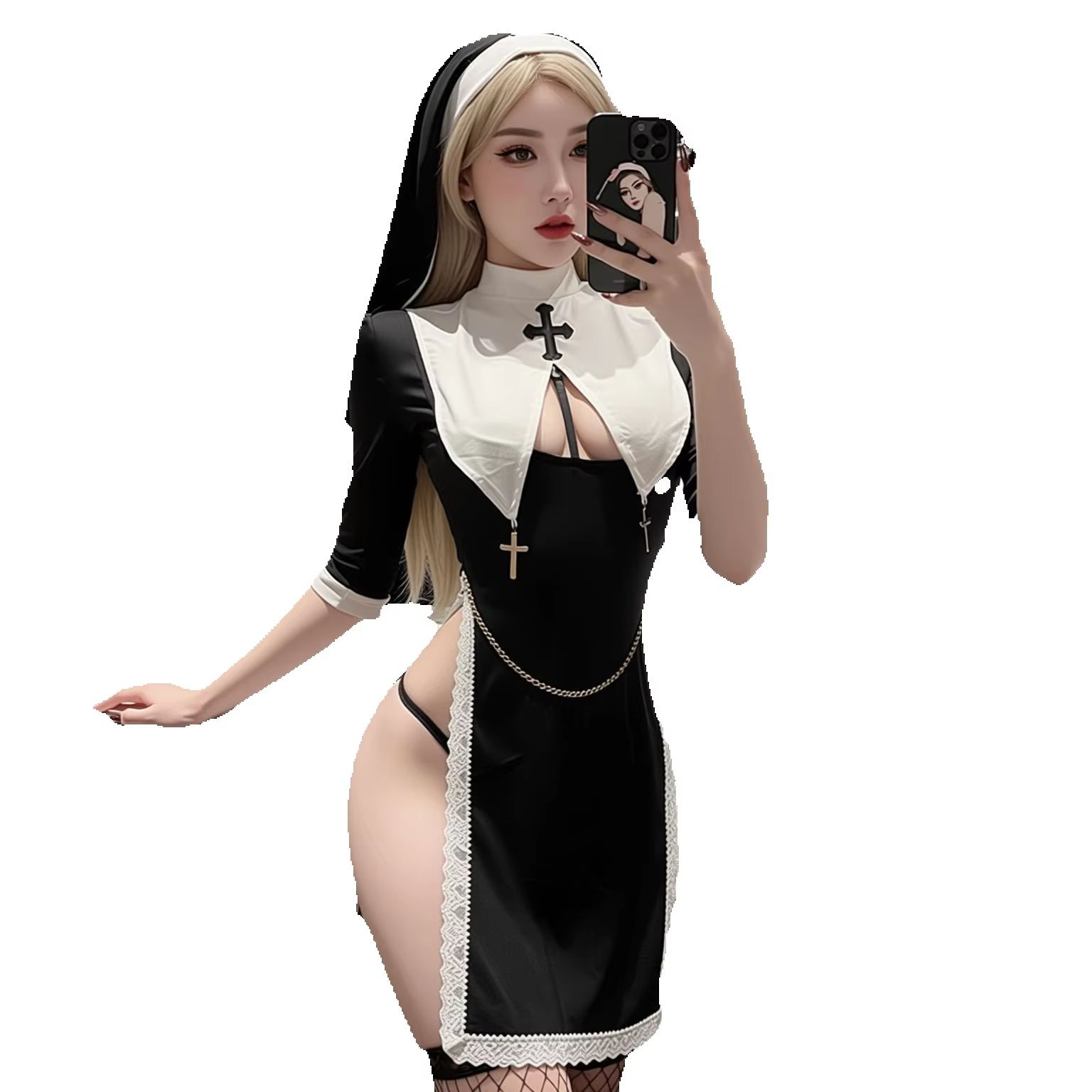 New Design Women's Sexy Hollow - Garter Belt Set review and price