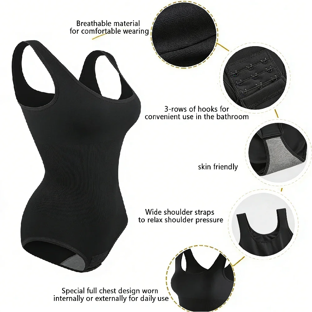 1Pcs Women Firm Sculpting Body - Shapewear Bodysuit Firm review and price